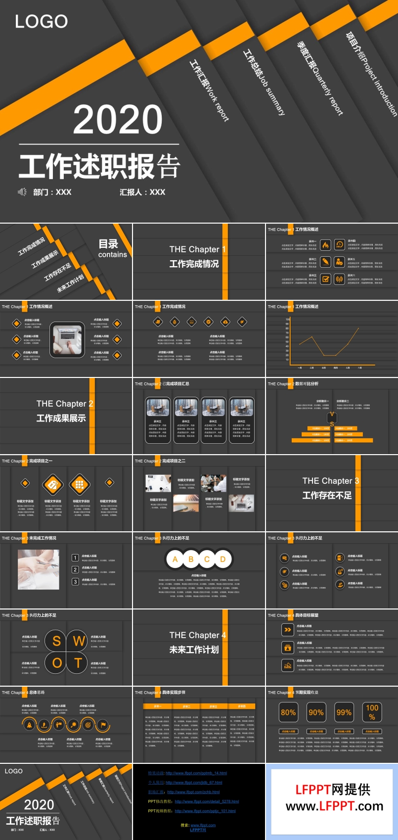 工作述職報(bào)告都市風(fēng)格PPT模板