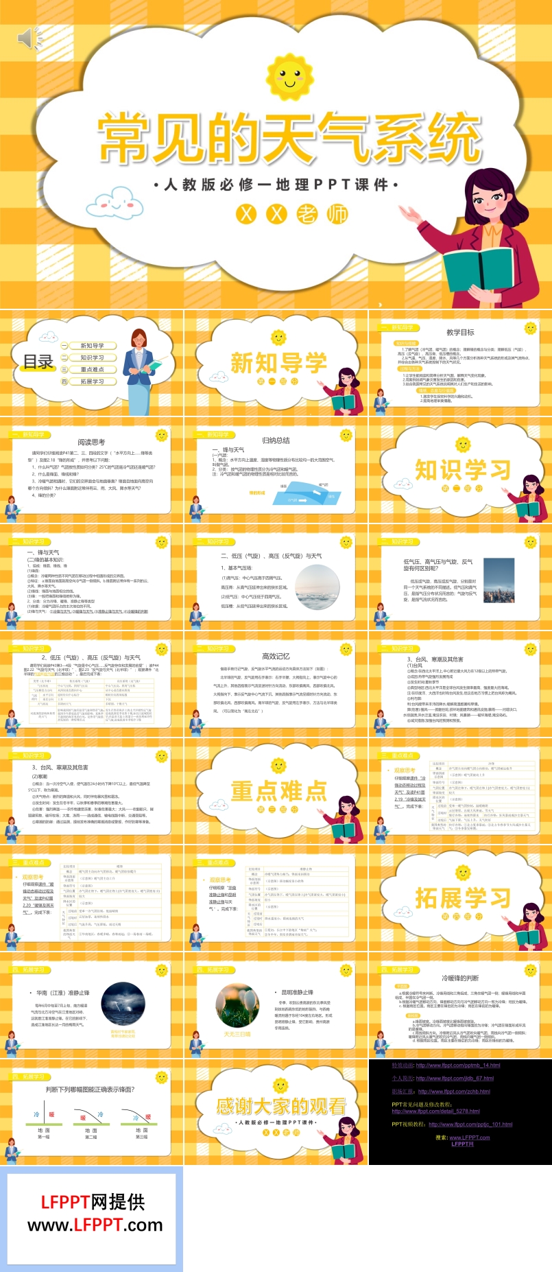 常见的天气系统初中地理课件PPT