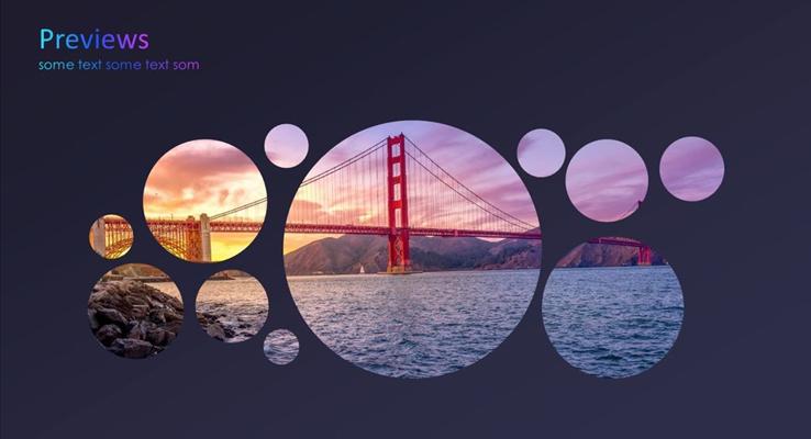 炫彩时尚欧美风PPT模板