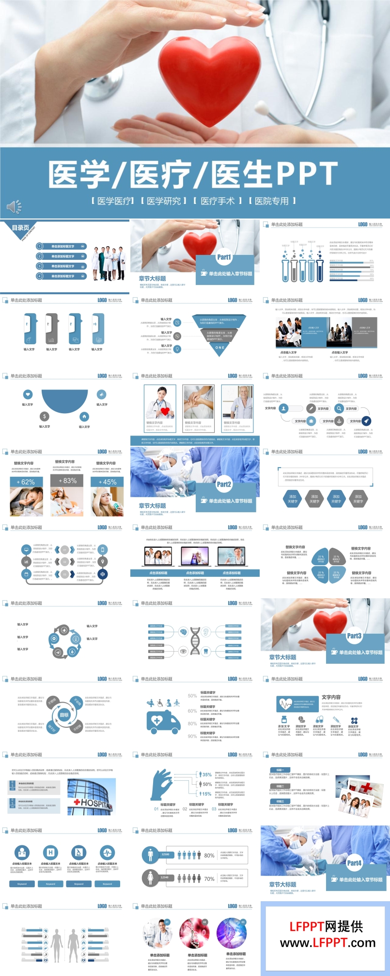 医学医疗卫生PPT模板