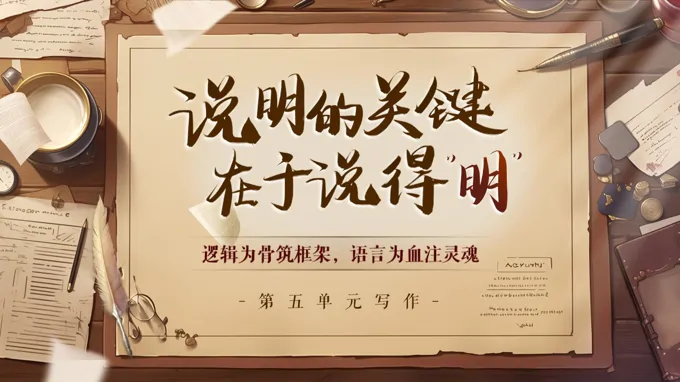 中职语文高一下册第五单元《说明的关键在于说得“明”》ppt课件（教案+逐字稿+教学反思）