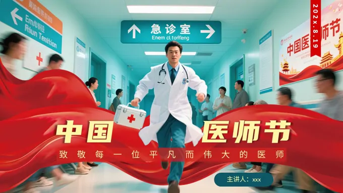 中国医师节宣传介绍PPT含讲稿
