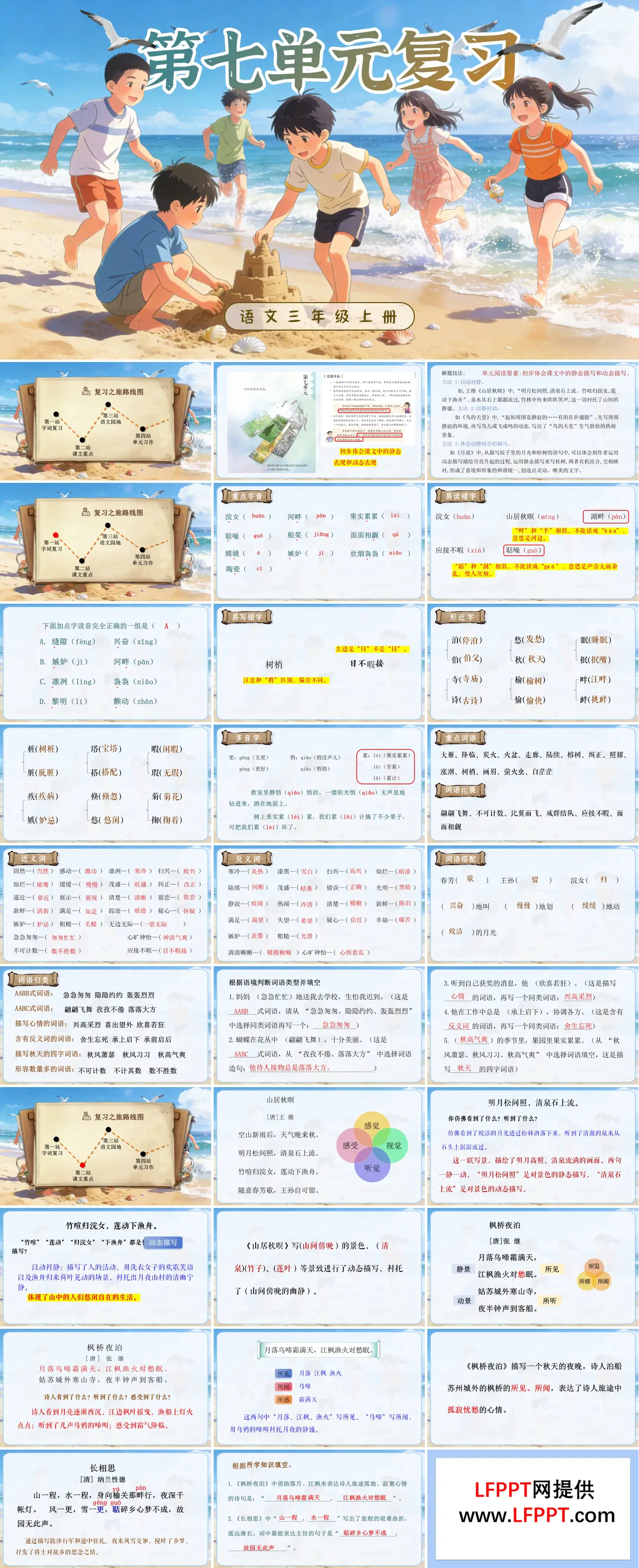 五年级上册第七单元复习ppt课件