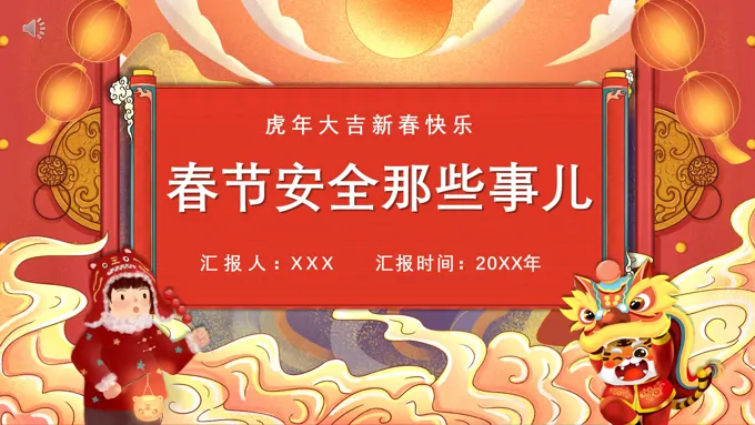 春节安全ppt课件