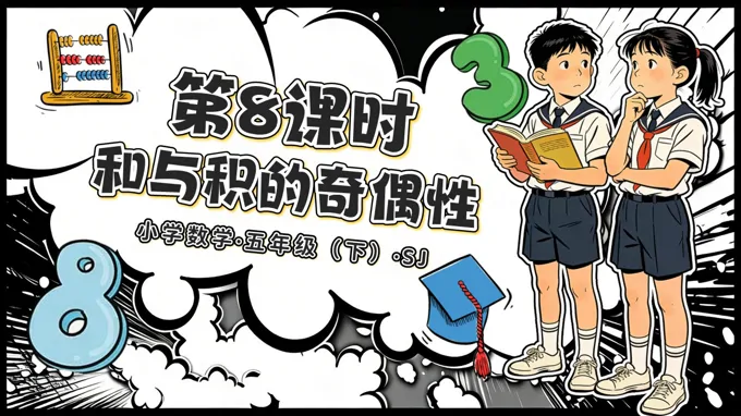 五年级数学下册苏教 第三单元第8课《和与积的奇偶性》ppt课件（教案）