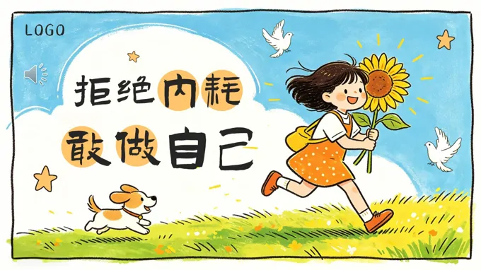 拒绝内耗，敢做自己主题班会PPT含讲稿