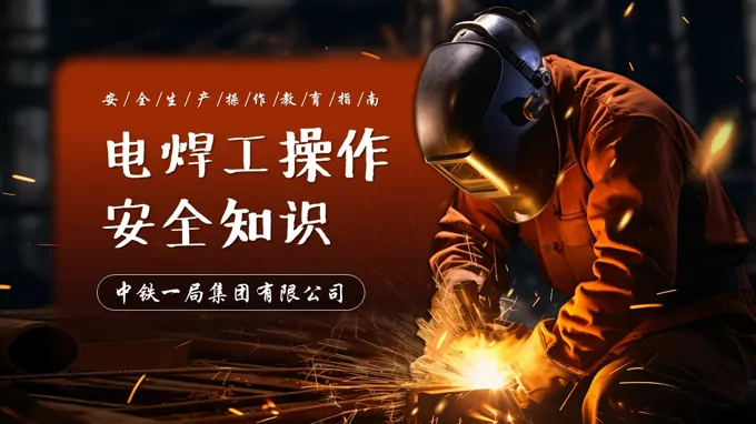 电焊工安全培训PPT含讲稿之教育培训PPT模板