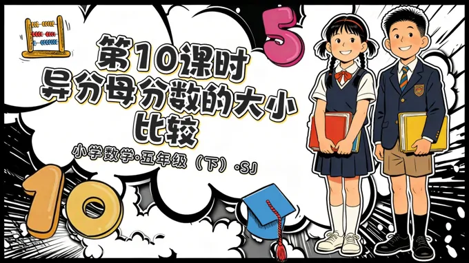 五年级数学下册苏教 第四单元第10课时《异分母分数的大小比较》ppt课件（教案）