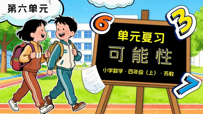 第六单元  可能性单元复习苏教小学数学四年级上PPT课件（含知识清单+单元测试卷）