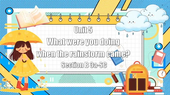 Section B 3a-SC人教八年级英语下册Unit5第6课时PPT课件含教案