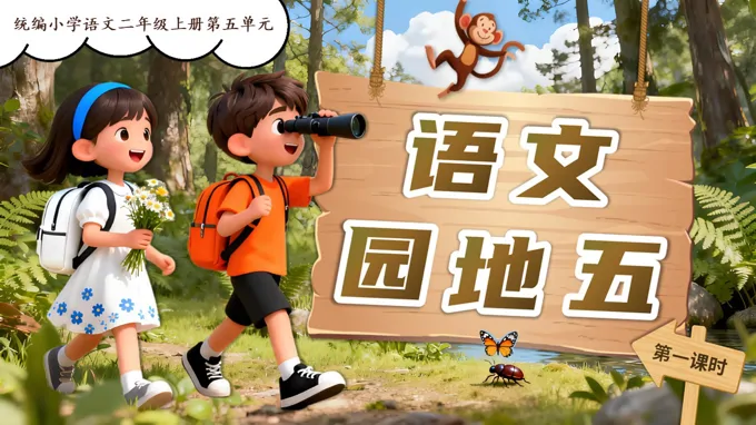 第五单元《语文园地五》统编小学语文二年级上册PPT课件含教案之公司介绍PPT模板