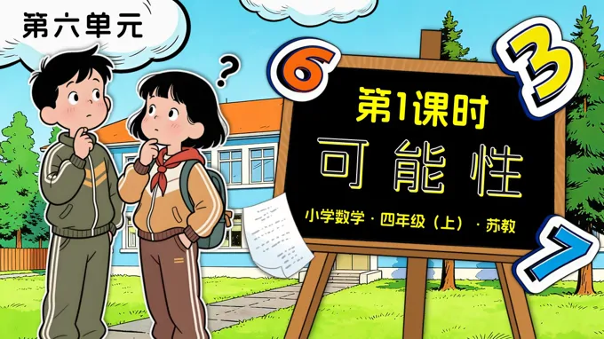 第六单元 第1课时 可能性苏教小学数学四年级上PPT课件（含教案+分层作业+学习任务单）
