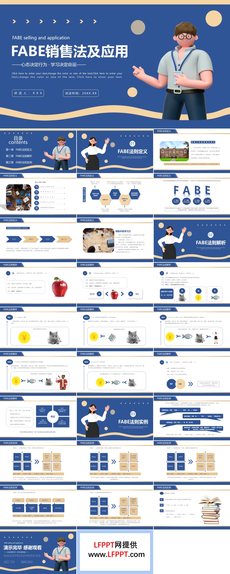 企业FABE销售法培训PPT课件模板