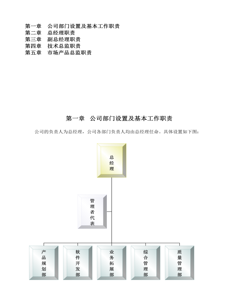 公司管理制度（适用于信息技术公司）