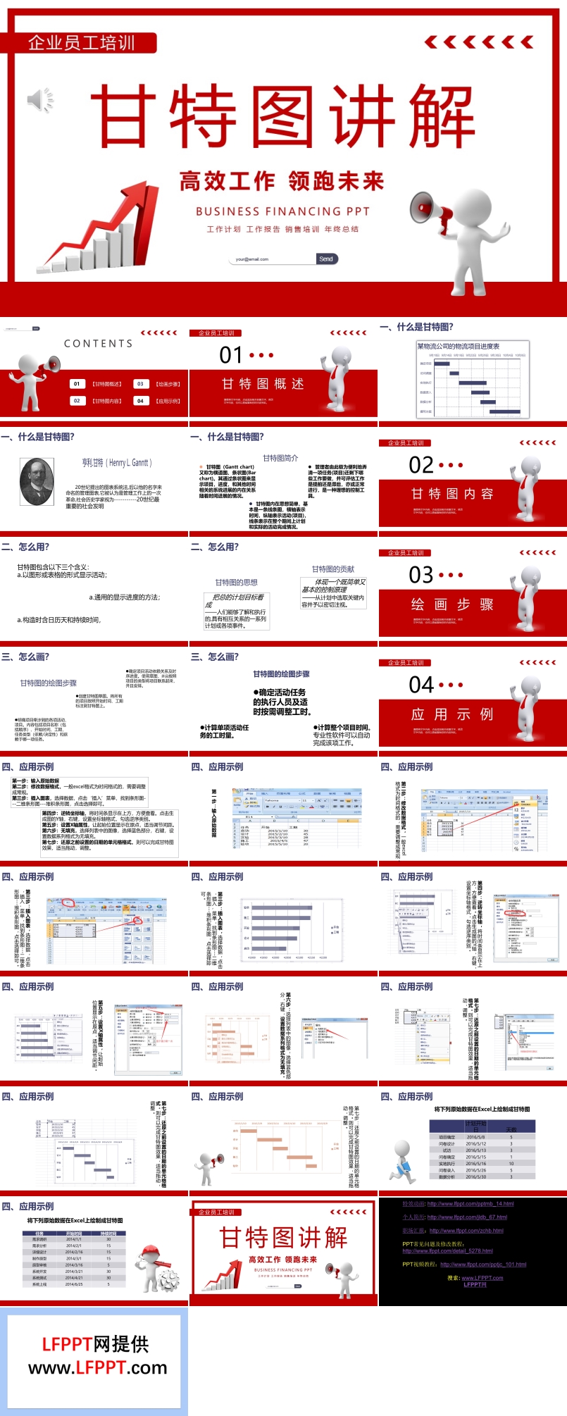 甘特图的制作方法ppt课件