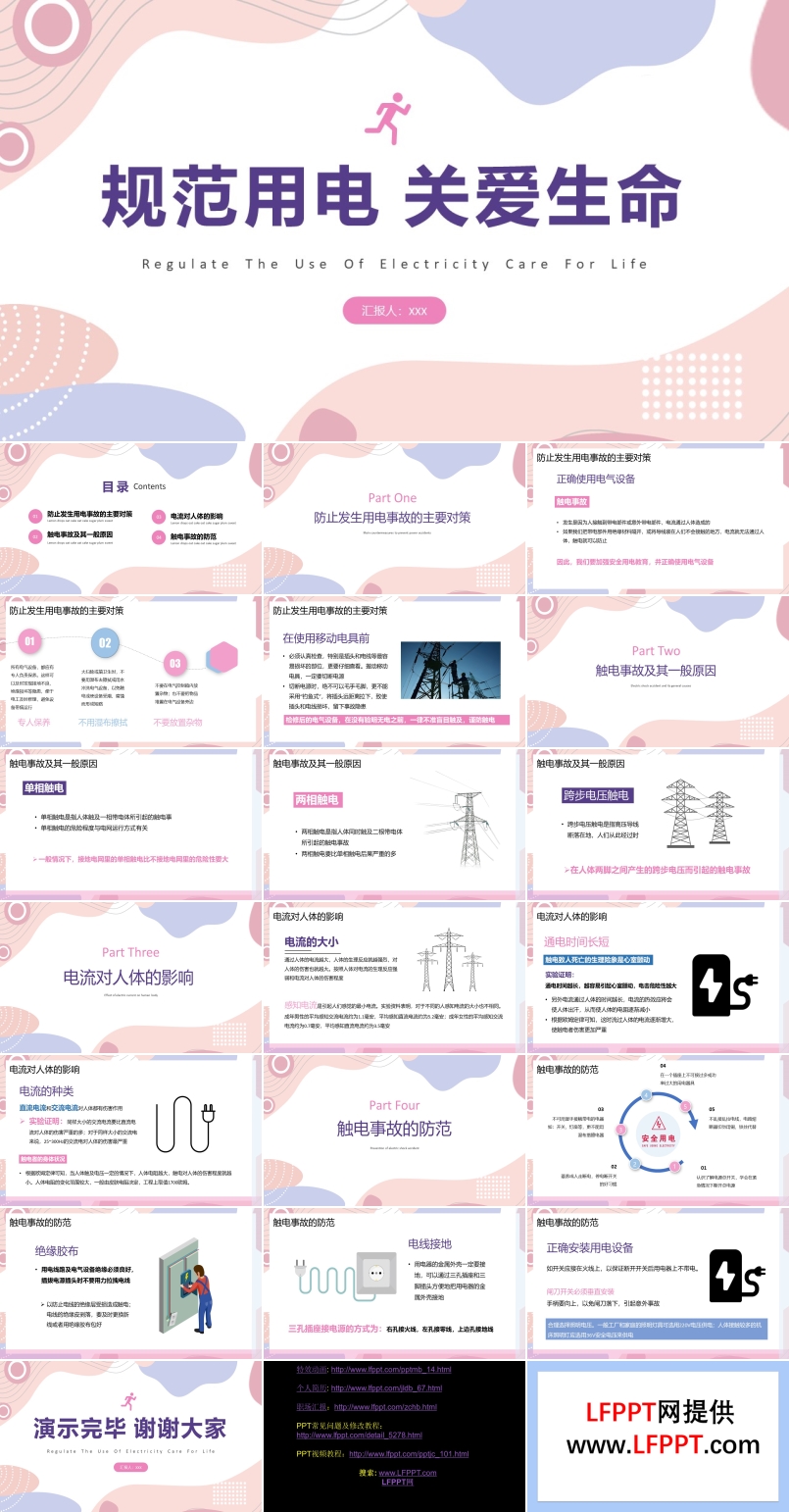 中小学生规范用电关爱生命安全教育班会PPT