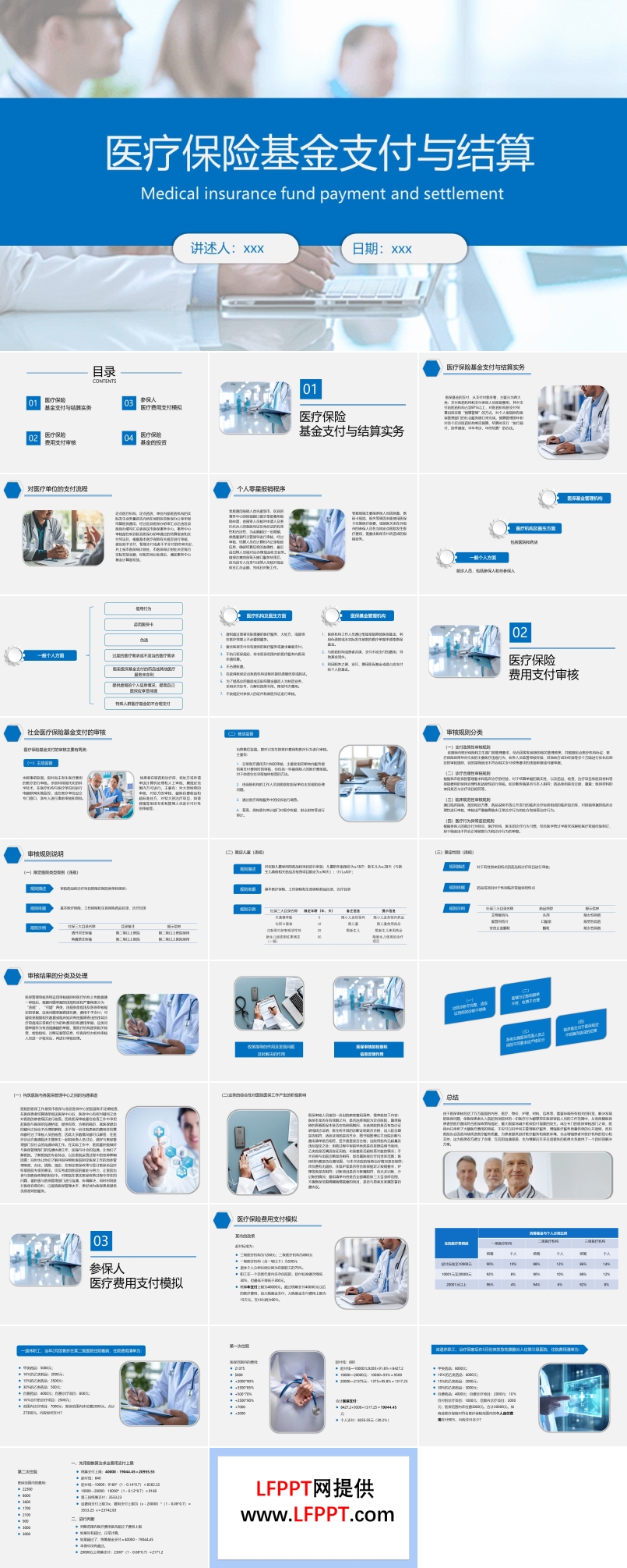 医疗保险基金的支付和结算培训ppt课件