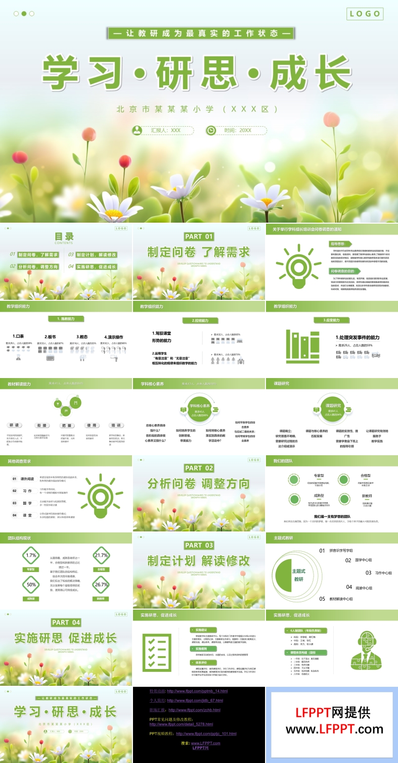 让教研成为最真实的工作状态PPT培训模板