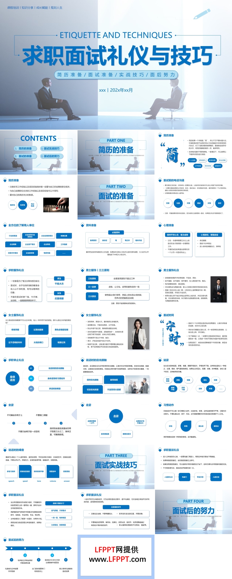 求职面试礼仪与技巧课件PPT