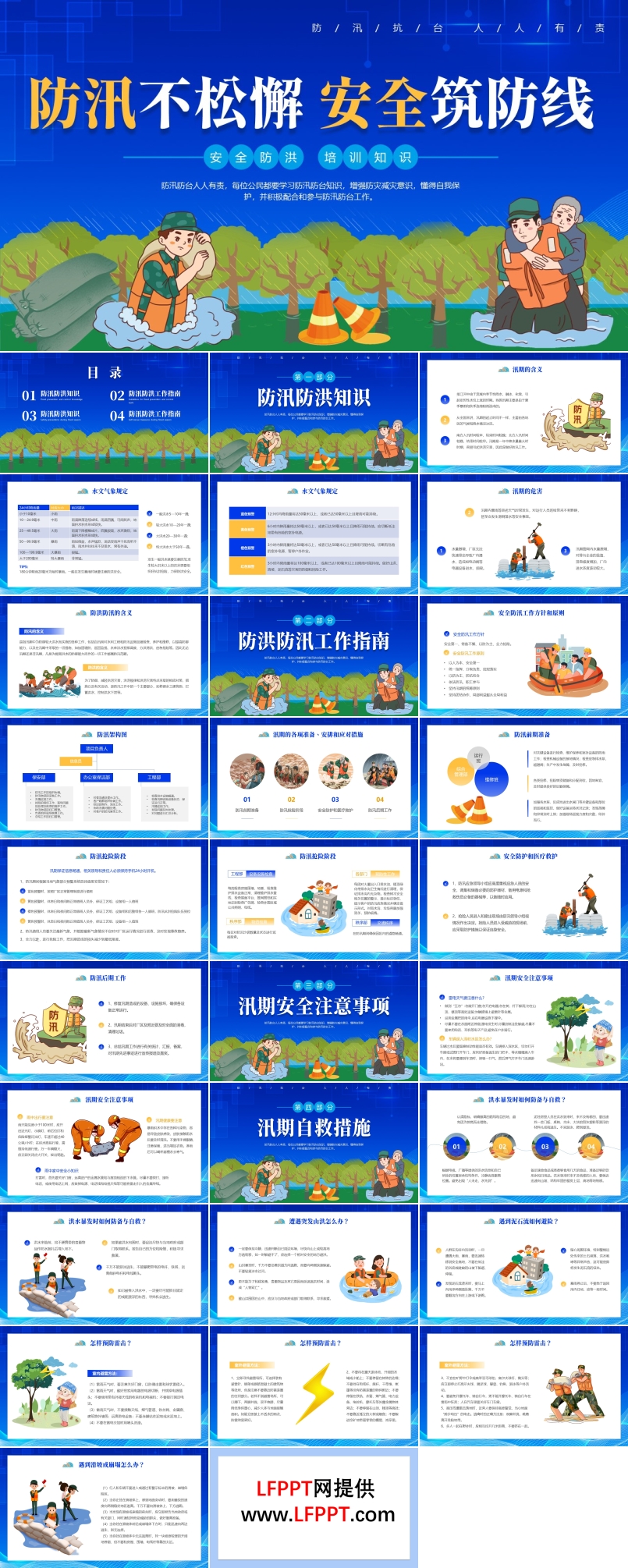 防汛不松懈安全筑防线PPT课件