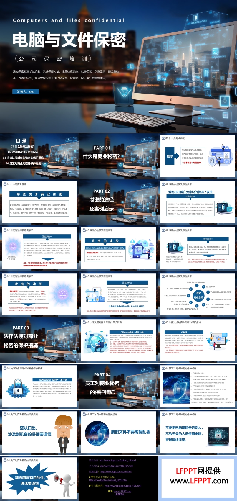 企业保密培训之电脑与文件保密培训课件PPT