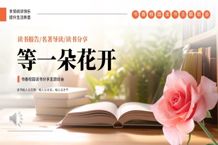 《等一朵花开》整本书阅读导读课件PPT