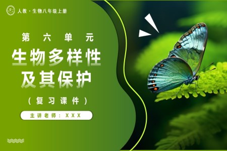 第六单元生物的多样性及其保护复习课件人教八年级生物上册PPT课件含教案