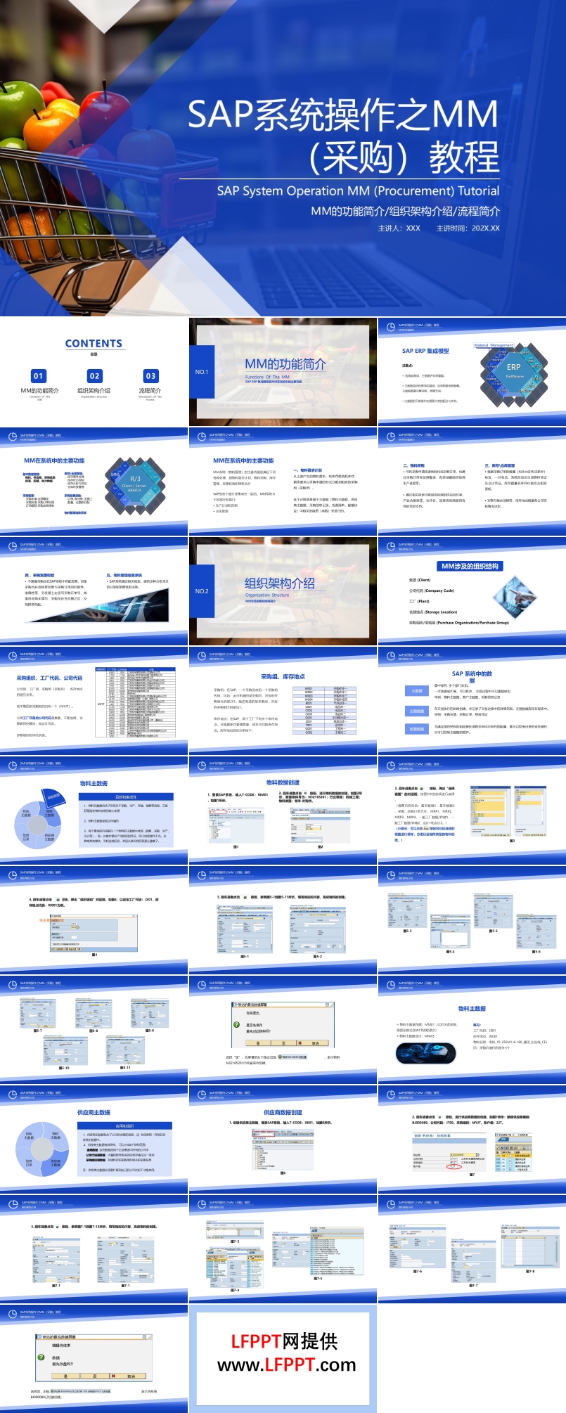 SAP系统操作之MM采购培训PPT含讲稿