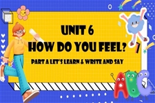 Part A Let's learn&Write and say人教六年级英语上册Unit6第1课时PPT课件含教案