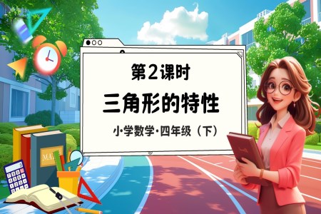 《三角形的特性》部编小学数学四年级下册PPT课件含教案