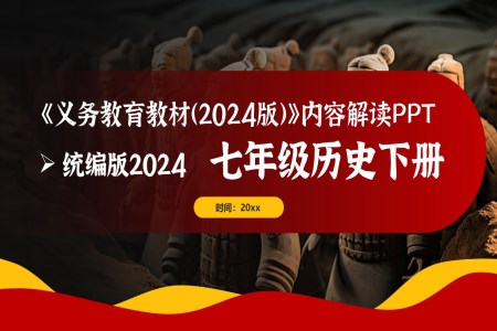 七年级历史下册（统编版2024）-【新教材解读】义务教育教材内容解读课件PPT含讲稿