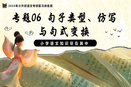 句子类型、仿写与句式变换2025年小升初语文复习讲练测统编PPT课件含教案