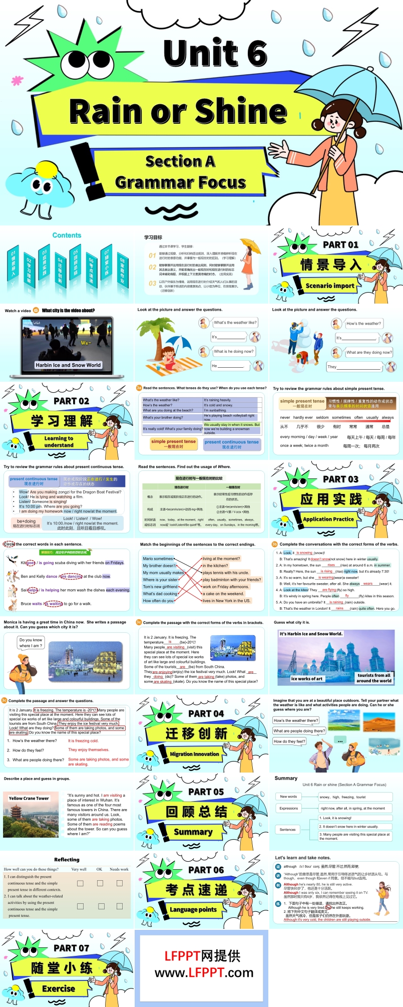 Unit 6 第3课时 Section A Grammar Focus人教七年级英语下册PPT课件含教案