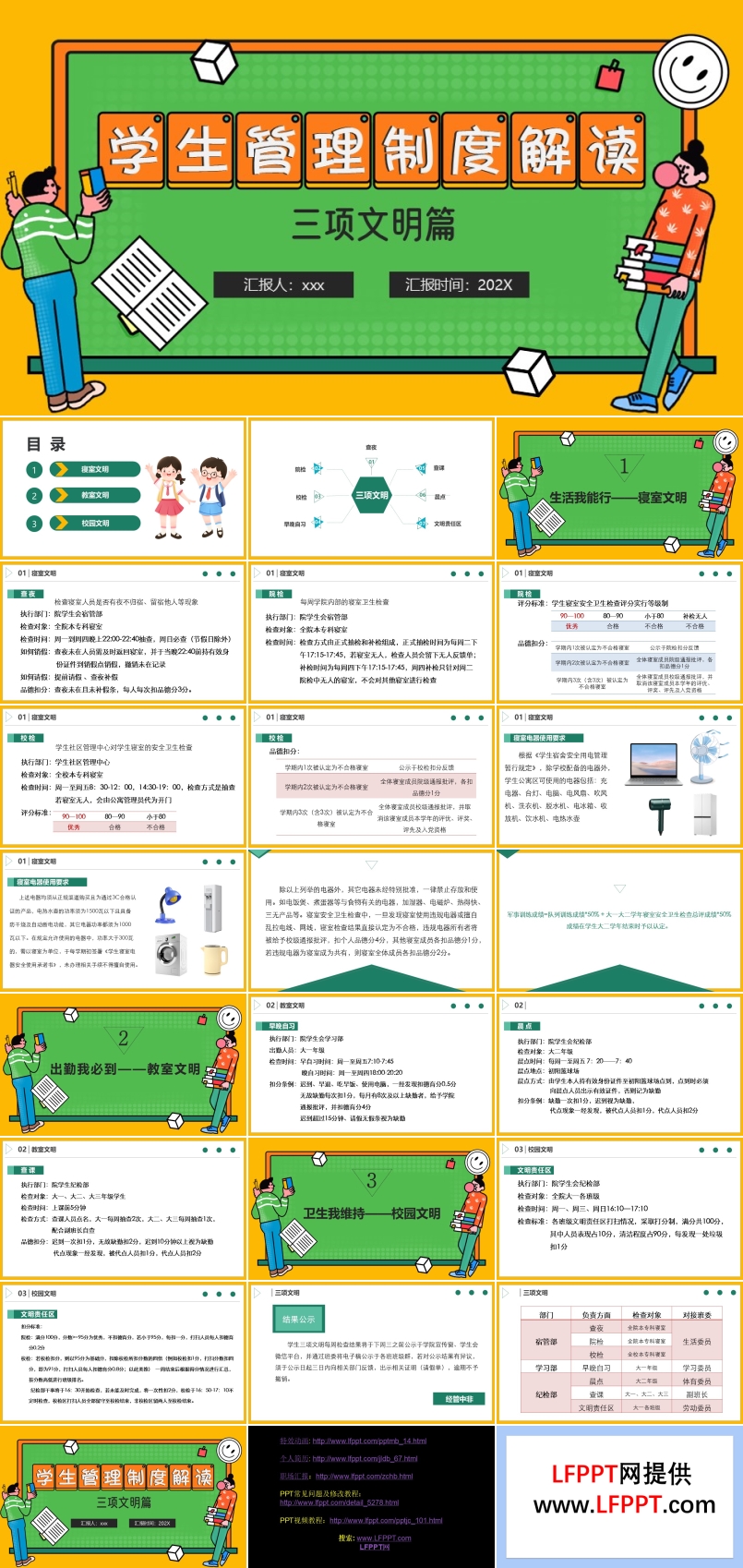 学生管理制度动态PPT含讲稿