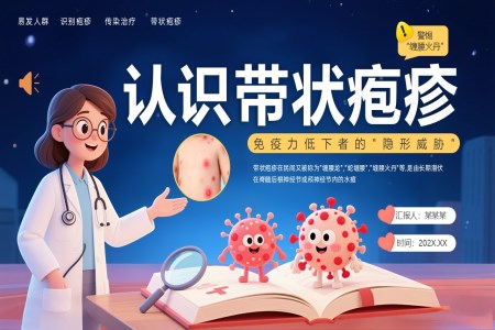带状疱疹科普介绍PPT含讲稿