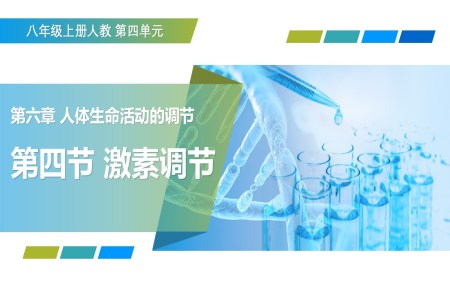 4.6.4 激素调节（教学课件）八年级生物上册 人教 ppt课件含教案