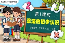 第二单元 第1课时 乘法的初步认识二年级数学上册人教新教材PPT课件含教案