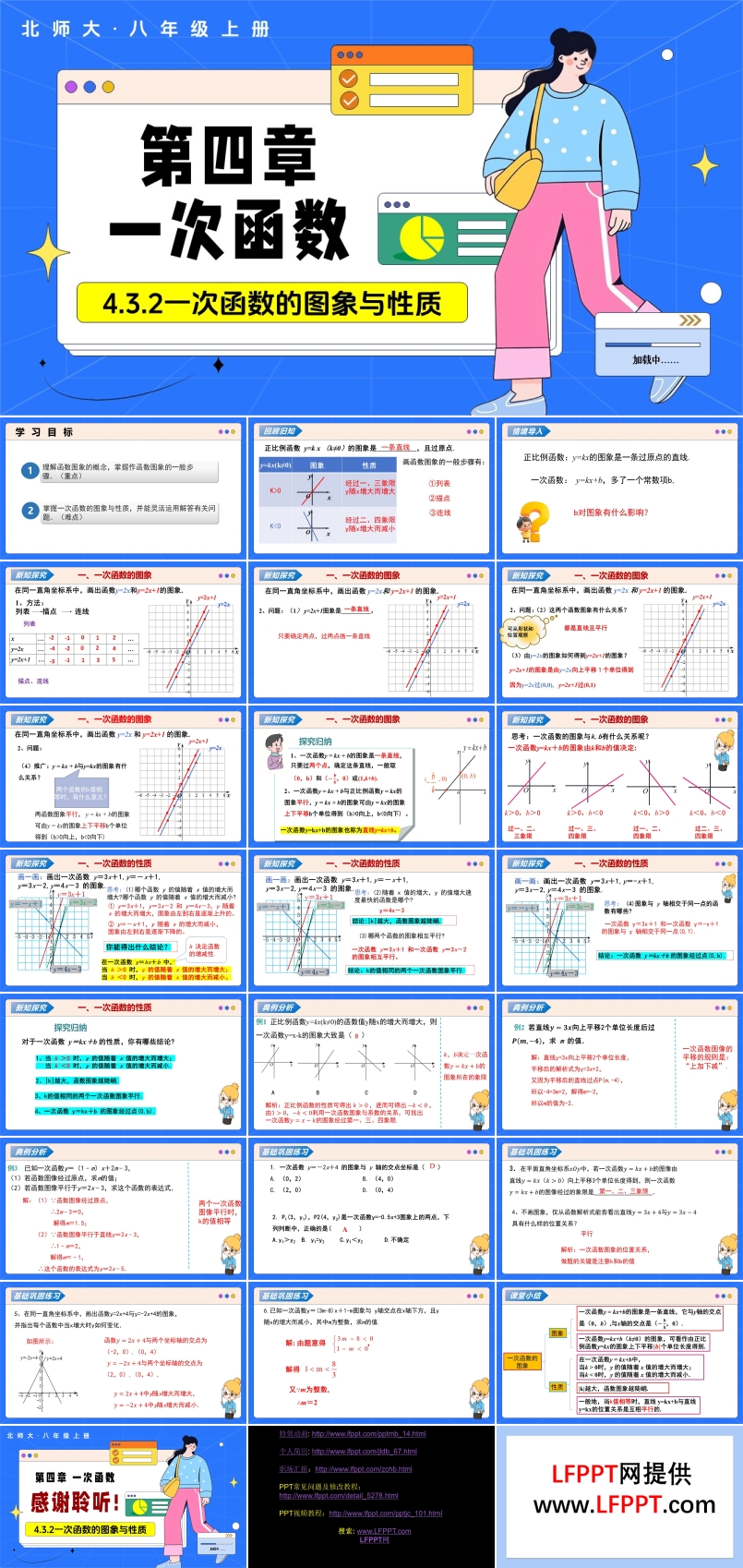 4.3一次函数的图象（第2课时一次函数的图象与性质）（教学课件）数学北师大八年级上第四章 一次函数ppt课件