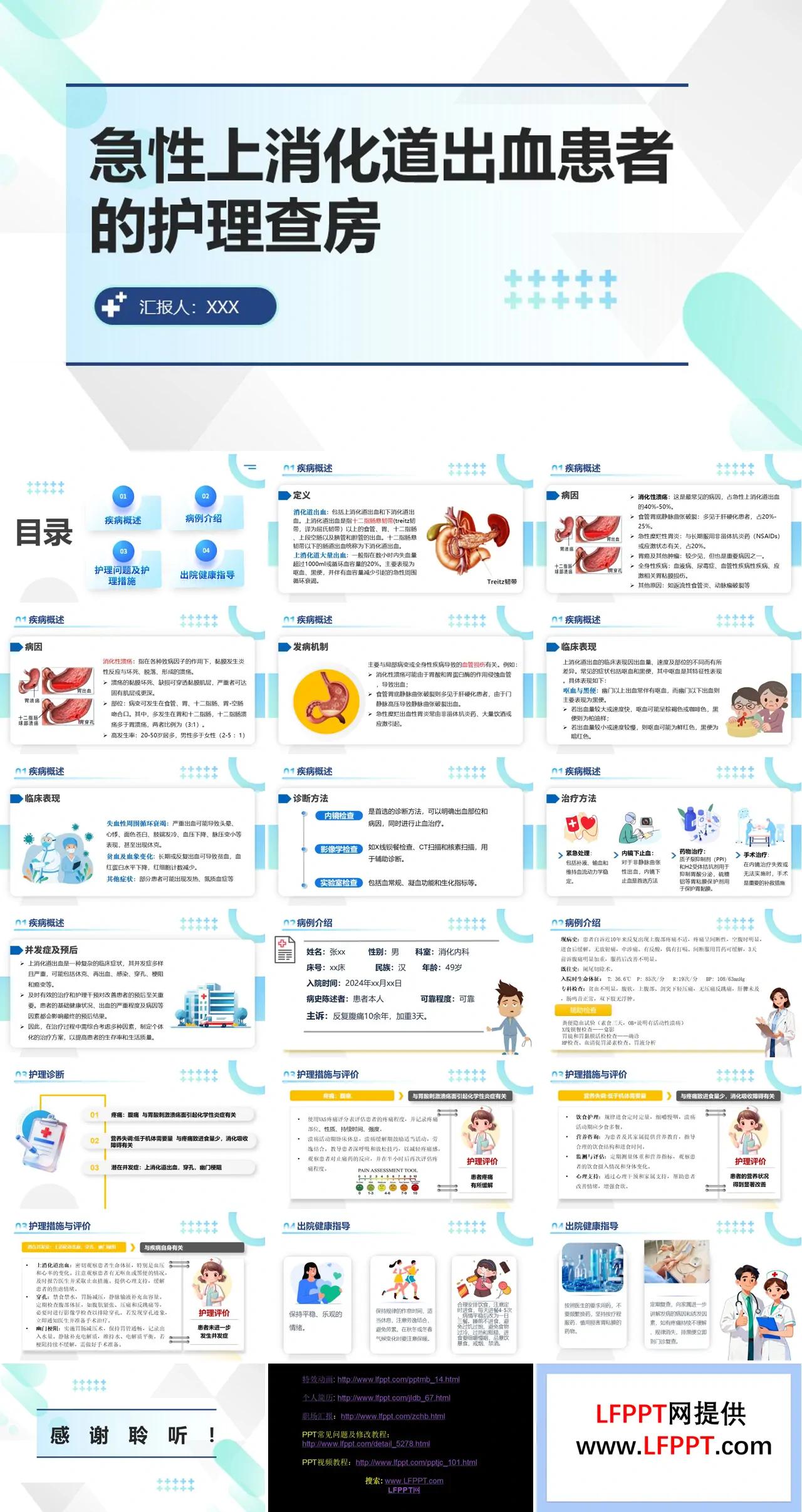 上消化道出血的护理查房医疗PPT含讲稿