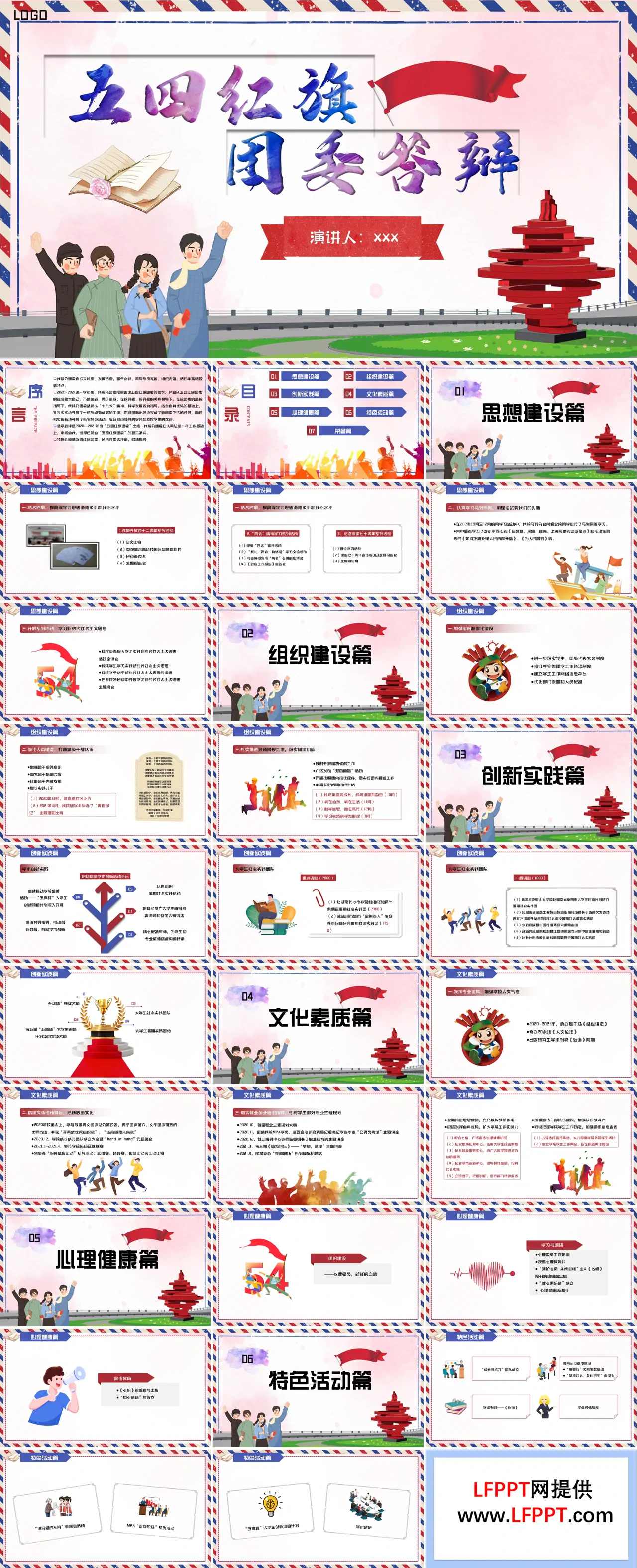 五四红旗团委答辩PPT