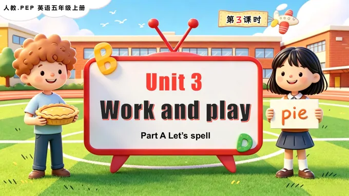 Unit 3 第3课时Part A Let's spell 英语人教PEP版五年级上册新教材（含教案+学习任务单+分层作业）