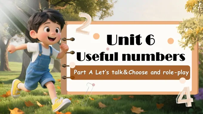 Unit 6第1课时Part A Let's talk＆Choose and role-play人教三年级英语上册PPT课件含教案