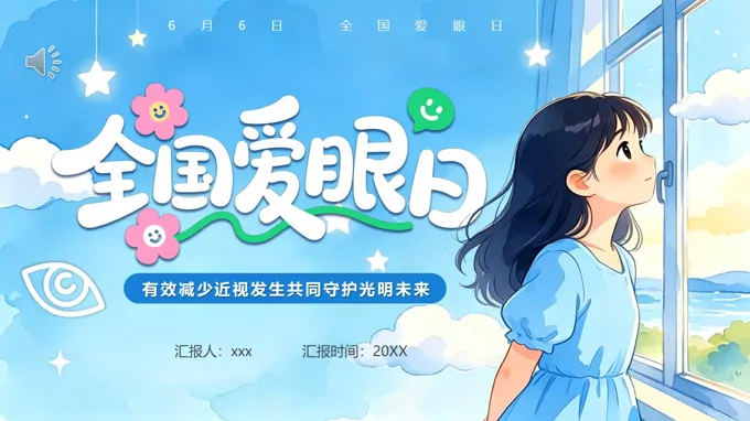全国爱眼日PPT含讲稿