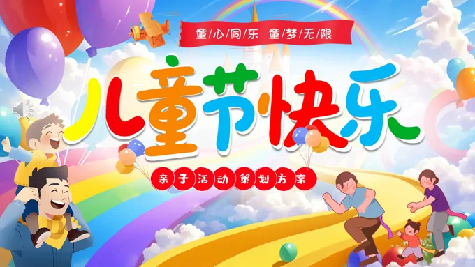 六一儿童节亲子活动策划PPT含讲稿