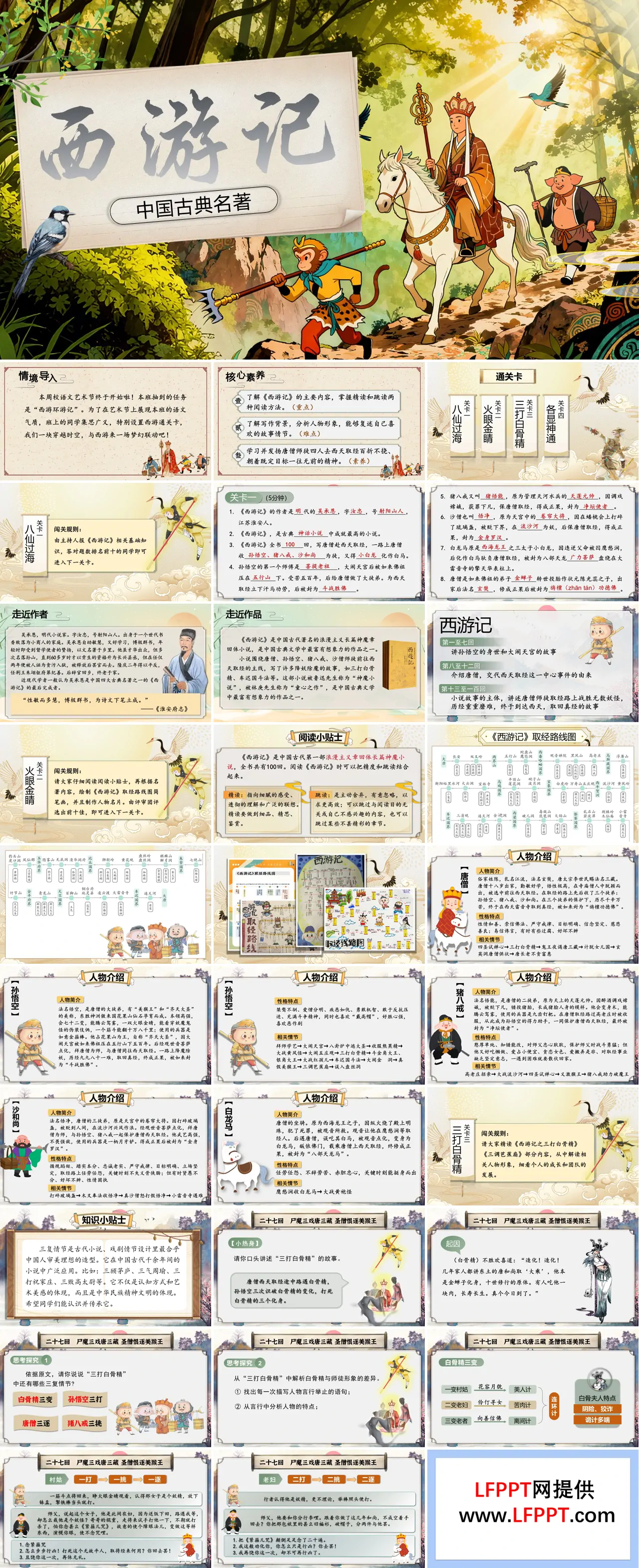 整本书阅读 《西游记》部编七年级语文上册PPT课件含教案