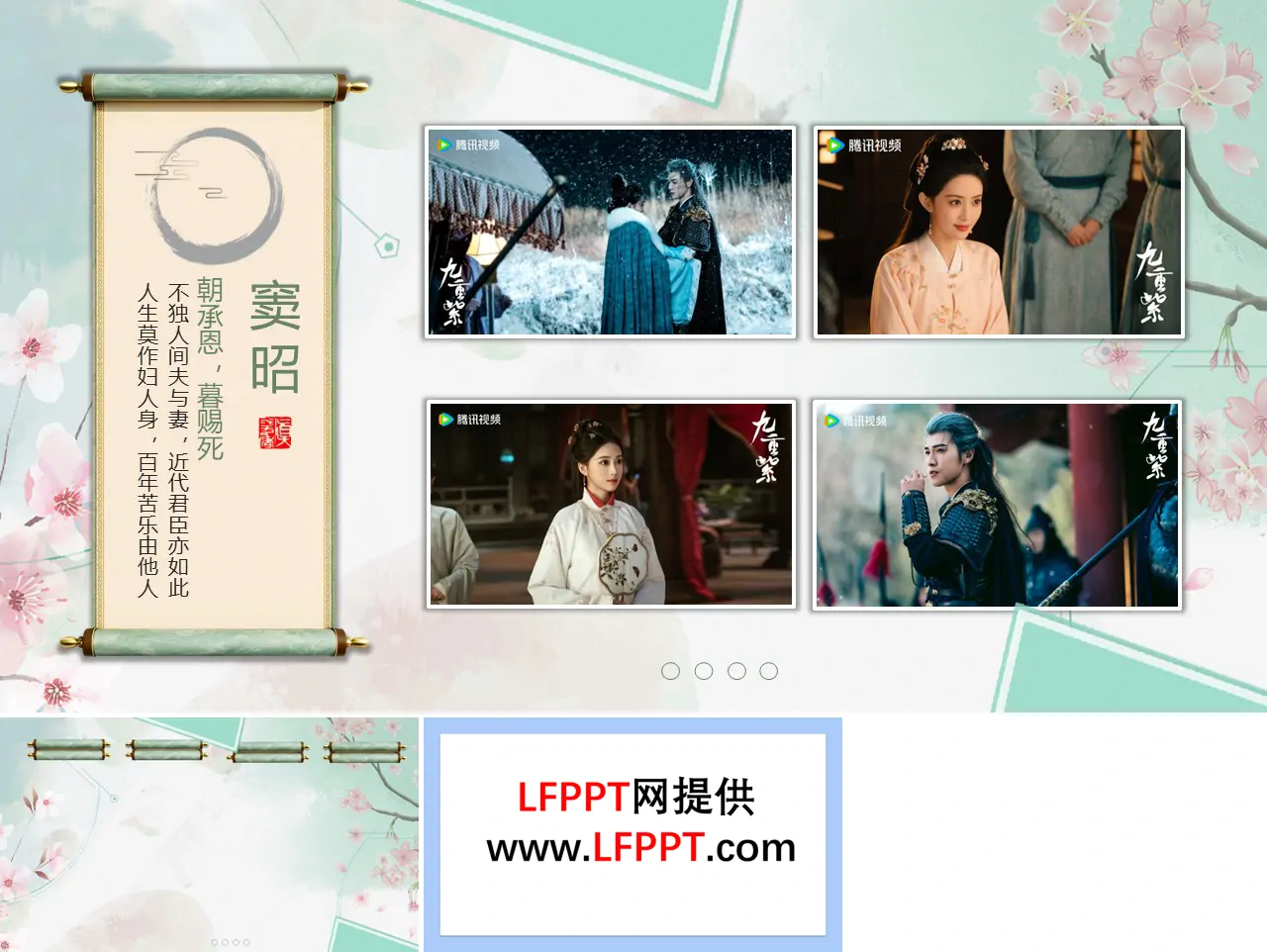 竖向卷轴动画人物介绍PPT【特效动画】