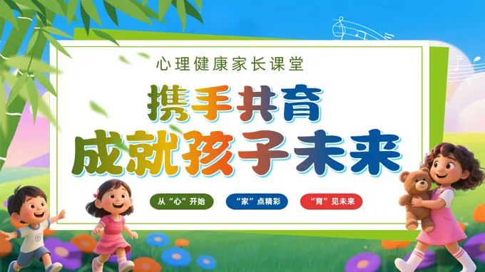 心理健康教育开学家长会ppt含讲稿