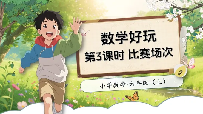 第3课时比赛场次北师大数学六年级上册数学好玩PPT课件含教案