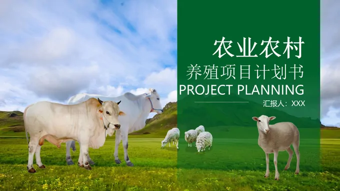 养殖项目计划书PPT