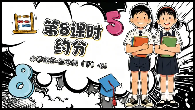五年级数学下册苏教 第四单元第8课时《约分》ppt课件（教案）